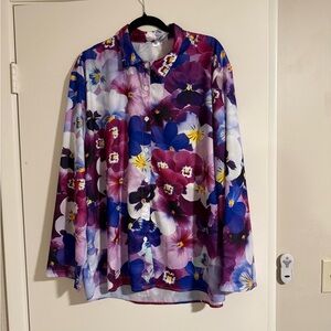 Floral Button-Up Shirt
